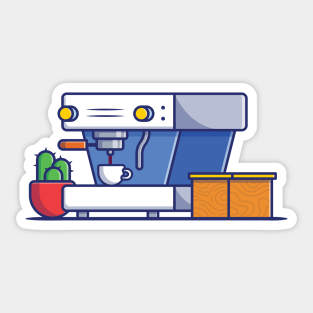 Coffee Machines Sticker